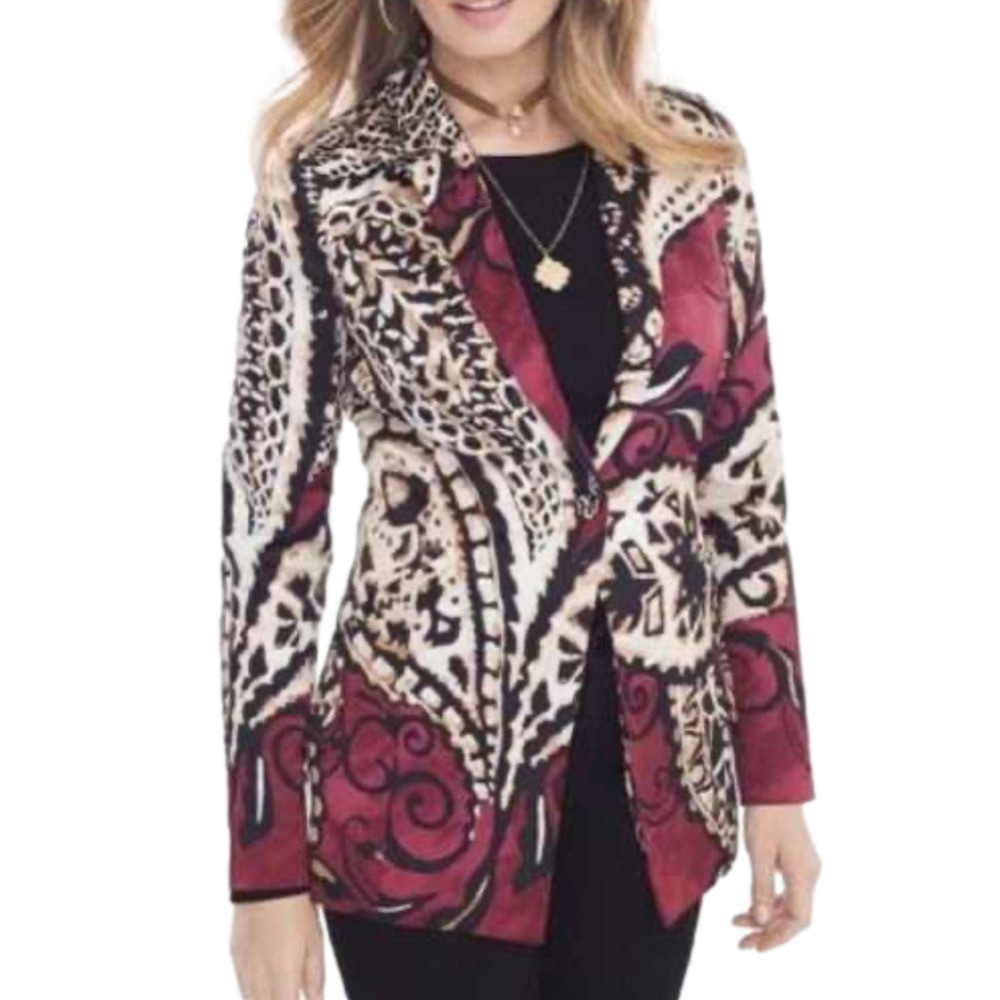 01. WOMENS CHICO’S 3/XL DETAIL JACKET